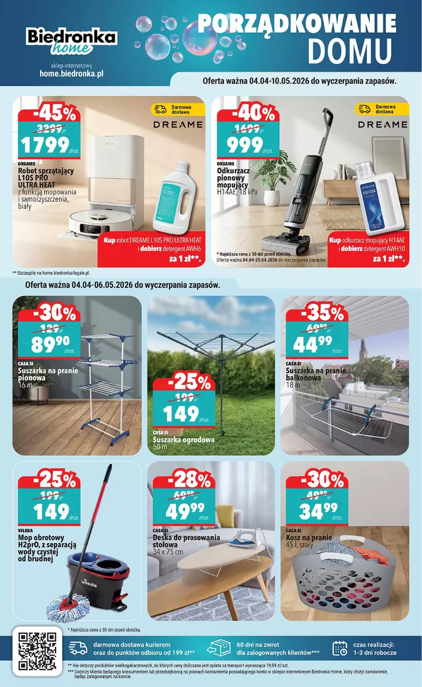 Gazetka promocyjna Biedronka - Okazje Tygodnia - ważna 07.04 do 18.04.2026 - strona 42 - produkty: Mop, Por, Robot, Sport, Tran, Vileda