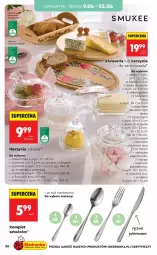 Gazetka promocyjna Biedronka - Okazje Tygodnia - Gazetka - ważna od 18.04 do 18.04.2026 - strona 26 - produkty: Ser, Por, Noż, Maselniczka, Miseczka, Pojemnik, Deska do krojenia, Taca, Solniczka, Pieprz, Pudełko, Znicz, Pieprzniczka