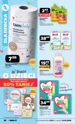 Gazetka promocyjna Netto - Od Poniedziałku - Gazetka - ważna od 10.01 do 10.01.2026 - strona 28 - produkty: HiPP, Mus, Pampers, Majtki, Ręcznik, Dzieci, Pieluchomajtki, Mleko dla dzieci, Mleko