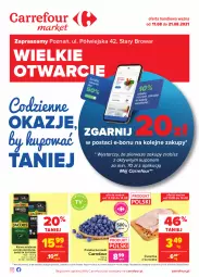 Gazetka promocyjna Carrefour - Wielkie Otwarcie Poznań, ul. Półwiejska - Gazetka - ważna od 21.08 do 21.08.2021 - strona 1 - produkty: Kurczak, Kawa mielona, Kawa, Jacobs Krönung, Jacobs, Olej