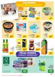 Gazetka promocyjna Carrefour - Wielkie Otwarcie Poznań, ul. Półwiejska - Gazetka - ważna od 21.08 do 21.08.2021 - strona 15 - produkty: Mozzarella, Sok pomarańczowy, Serek wiejski, Nescafé, Kujawski, Kawa rozpuszczalna, Sok, Ser, Rum, Papier, Twaróg, Favita, Piątnica, Jogurt, Kawa, Mlekovita, Herbata czarna, Papier toaletowy, Lody, Serek, Ręcznik, Lipton, Bakoma, Tymbark, Galbani, Kubek, Herbata, Olej, Mleko, Fa
