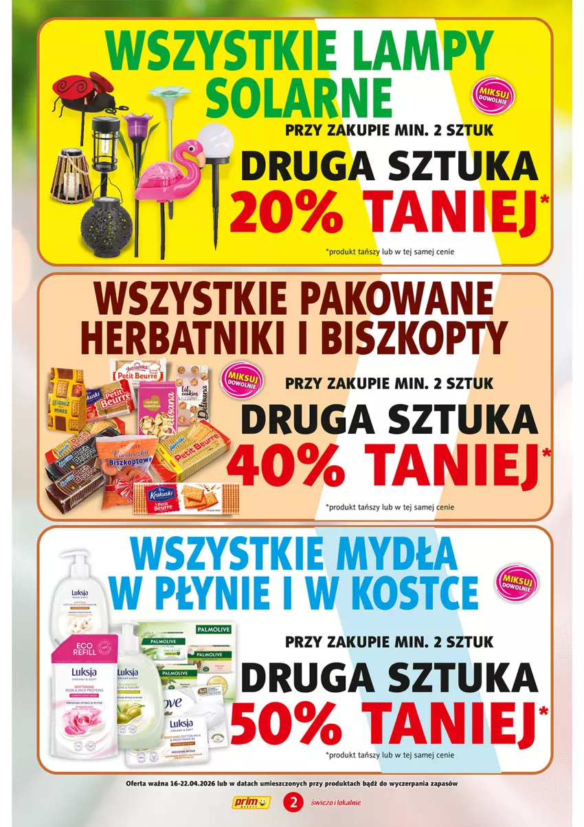 Gazetka promocyjna Prim Market - ważna 16.04 do 22.04.2026 - strona 2 - produkty: Biszkopty
