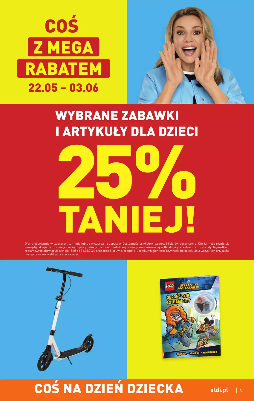 Gazetka promocyjna Aldi - ALDI ma to COŚ - ważna 24.05 do 27.05.2023 - strona 5 - produkty: Dzieci, Gra, Obuwie