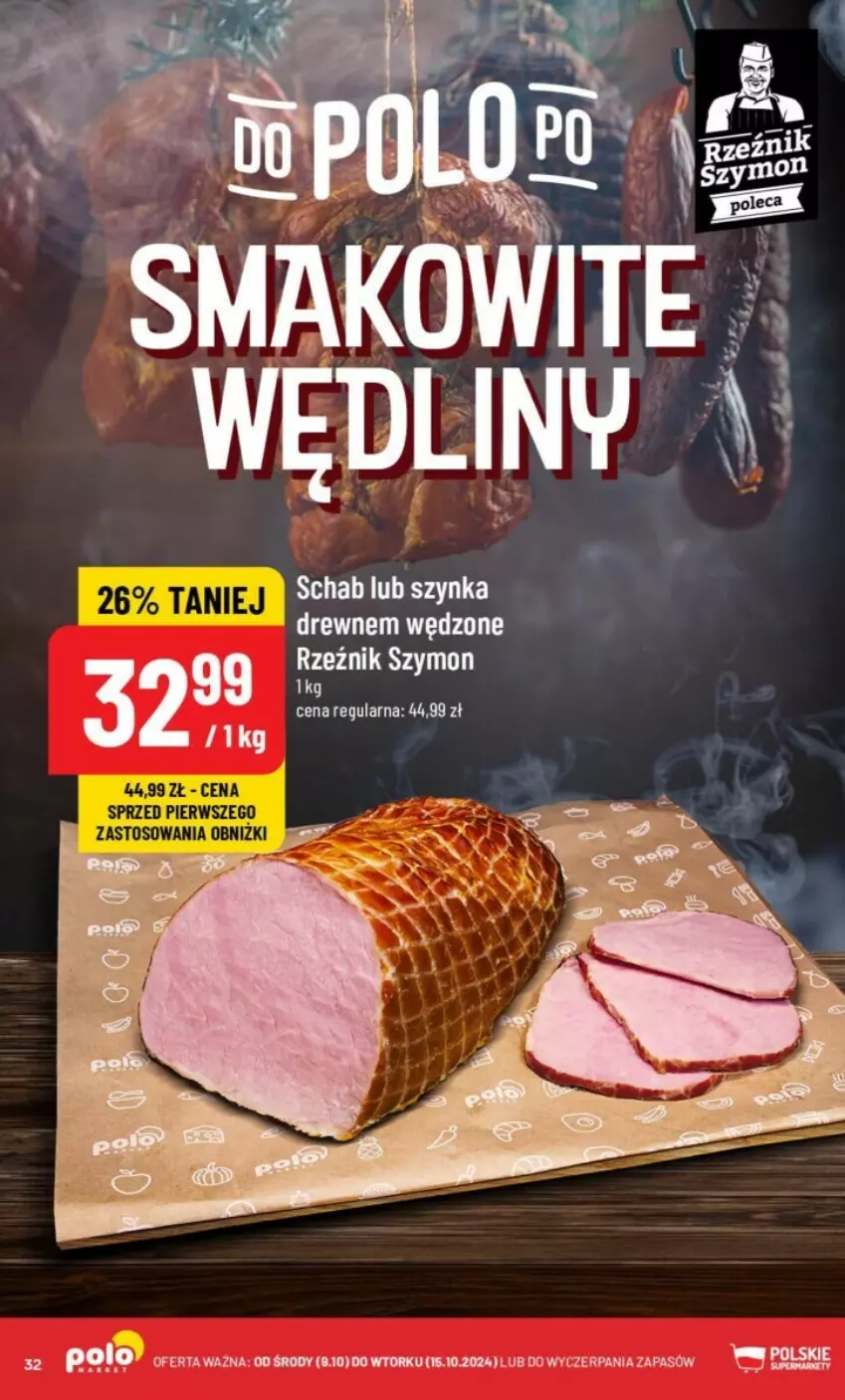 Gazetka promocyjna PoloMarket - ważna 09.10 do 15.10.2024 - strona 26 - produkty: Szynka