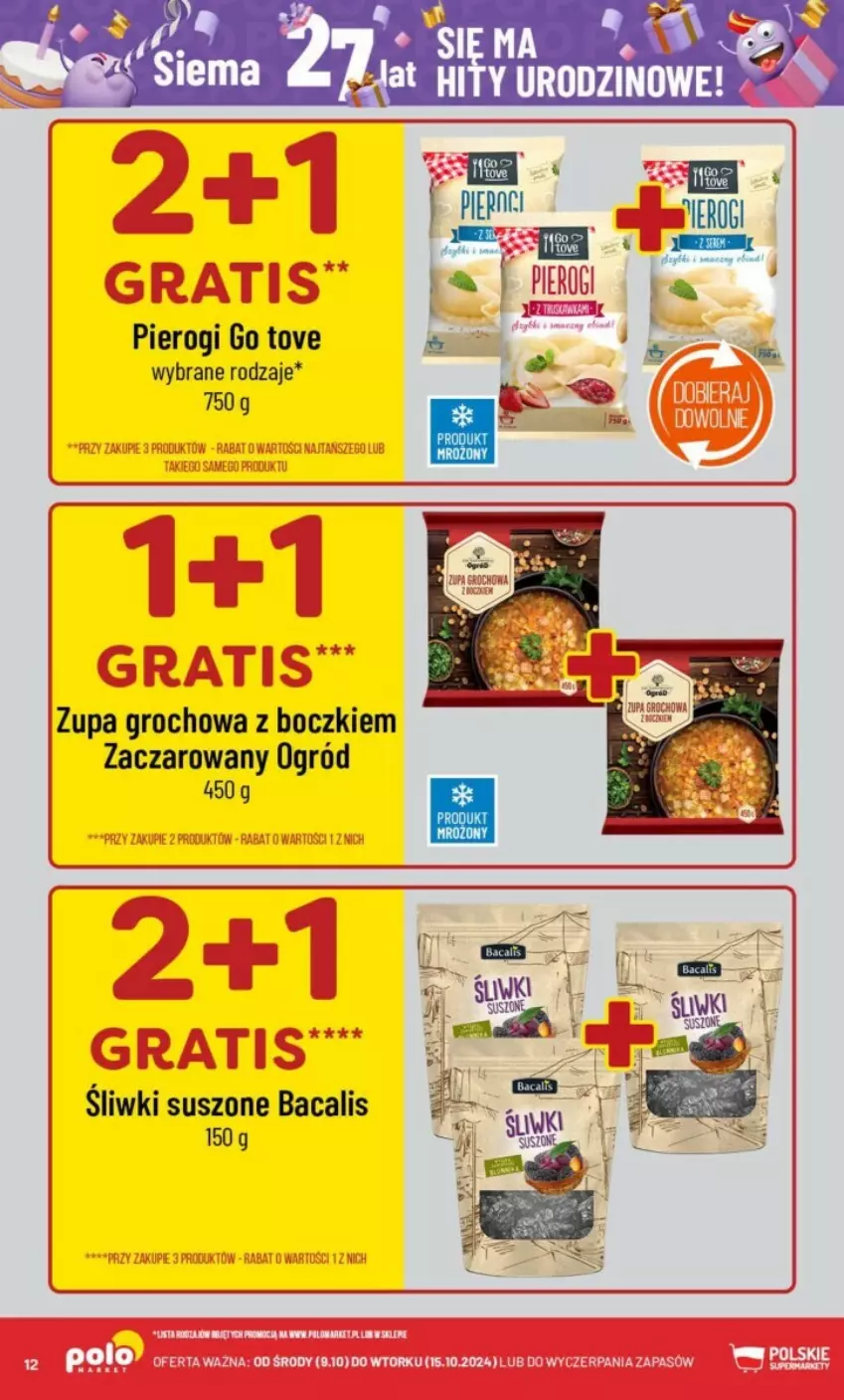 Gazetka promocyjna PoloMarket - ważna 09.10 do 15.10.2024 - strona 4 - produkty: Gra, Groch, Ogród, Pierogi, Zupa