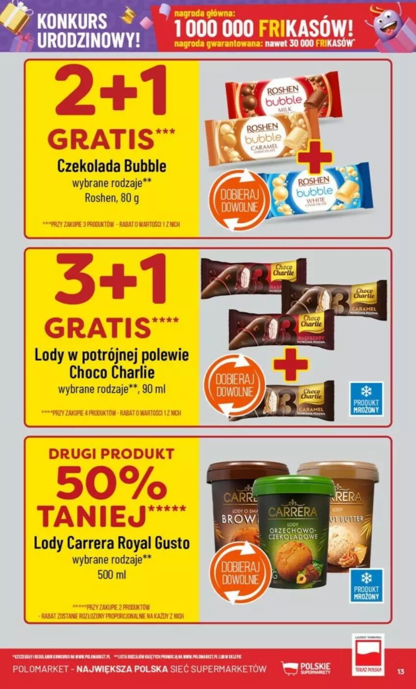 Gazetka promocyjna PoloMarket - ważna 09.10 do 15.10.2024 - strona 5 - produkty: Carrera, Czekolada, Lody