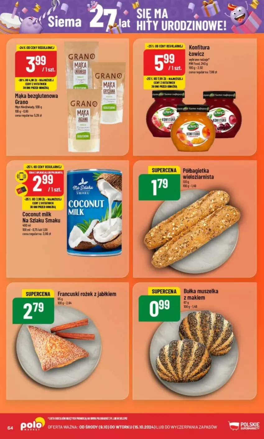 Gazetka promocyjna PoloMarket - ważna 09.10 do 15.10.2024 - strona 61 - produkty: Bagietka, Gra, Konfitura, Półbagietka