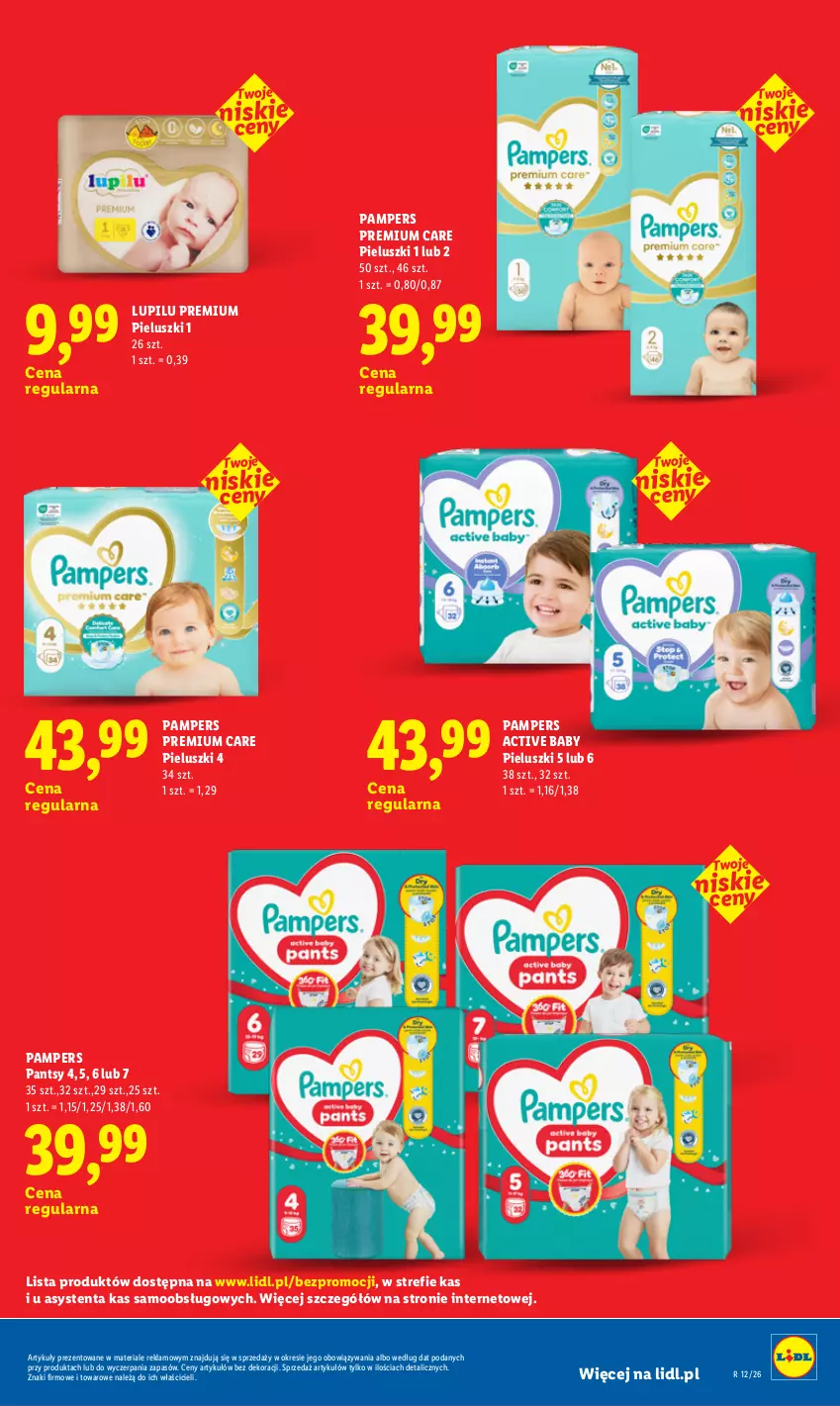 Gazetka promocyjna Lidl - Rewolucja cenowa! - ważna 22.08 do 30.09.2026 - strona 31 - produkty: Pampers
