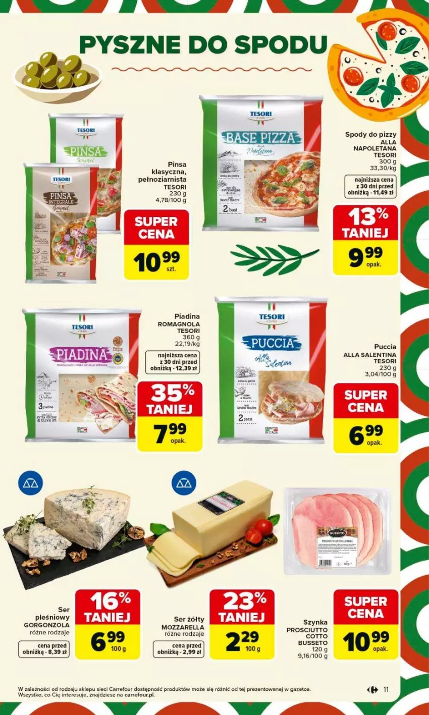 Gazetka promocyjna Carrefour - Gazetka Carrefour, Market od poniedziałku! - ważna 18.05 do 23.05.2026 - strona 13 - produkty: Fa, Gorgonzola, Mozzarella, Prosciutto, Ser, Szynka