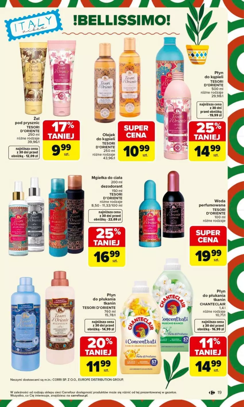 Gazetka promocyjna Carrefour - Gazetka Carrefour, Market od poniedziałku! - ważna 18.05 do 23.05.2026 - strona 21 - produkty: Bell, Dezodorant, Gin, O nas, Olej, Perfum, Woda