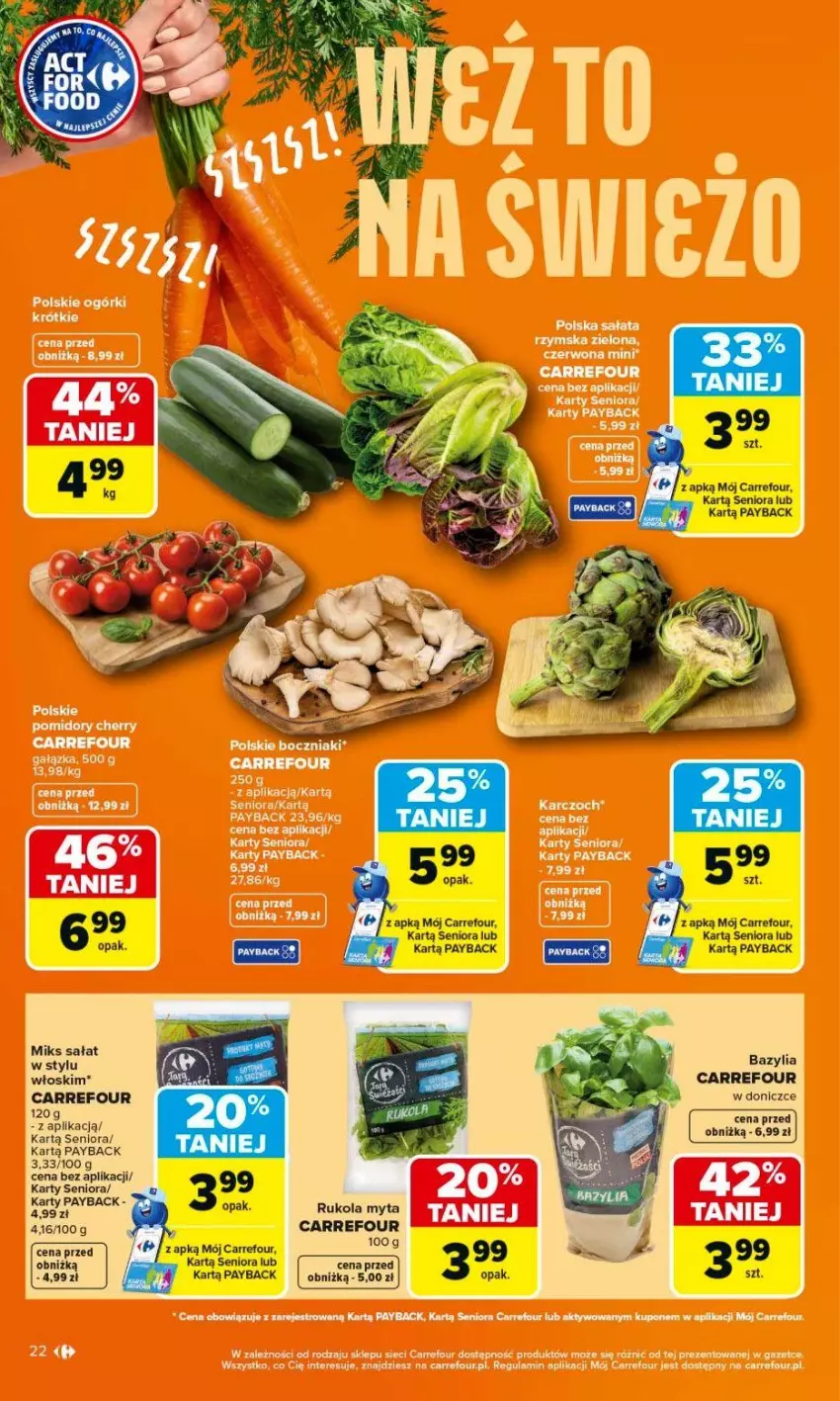 Gazetka promocyjna Carrefour - Gazetka Carrefour, Market od poniedziałku! - ważna 18.05 do 23.05.2026 - strona 24 - produkty: Bazyl, Bazylia, Sałat