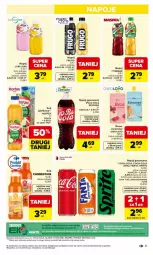 Gazetka promocyjna Carrefour - Gazetka Carrefour, Market od poniedziałku! - Gazetka - ważna od 23.05 do 23.05.2026 - strona 43 - produkty: Deser owocowy, Sok, Ser, Coca-Cola, Napój gazowany, Tymbark, Fanta, Deser, Sprite, Mango, Napój, Melon, Liczi, Hortex, Fa