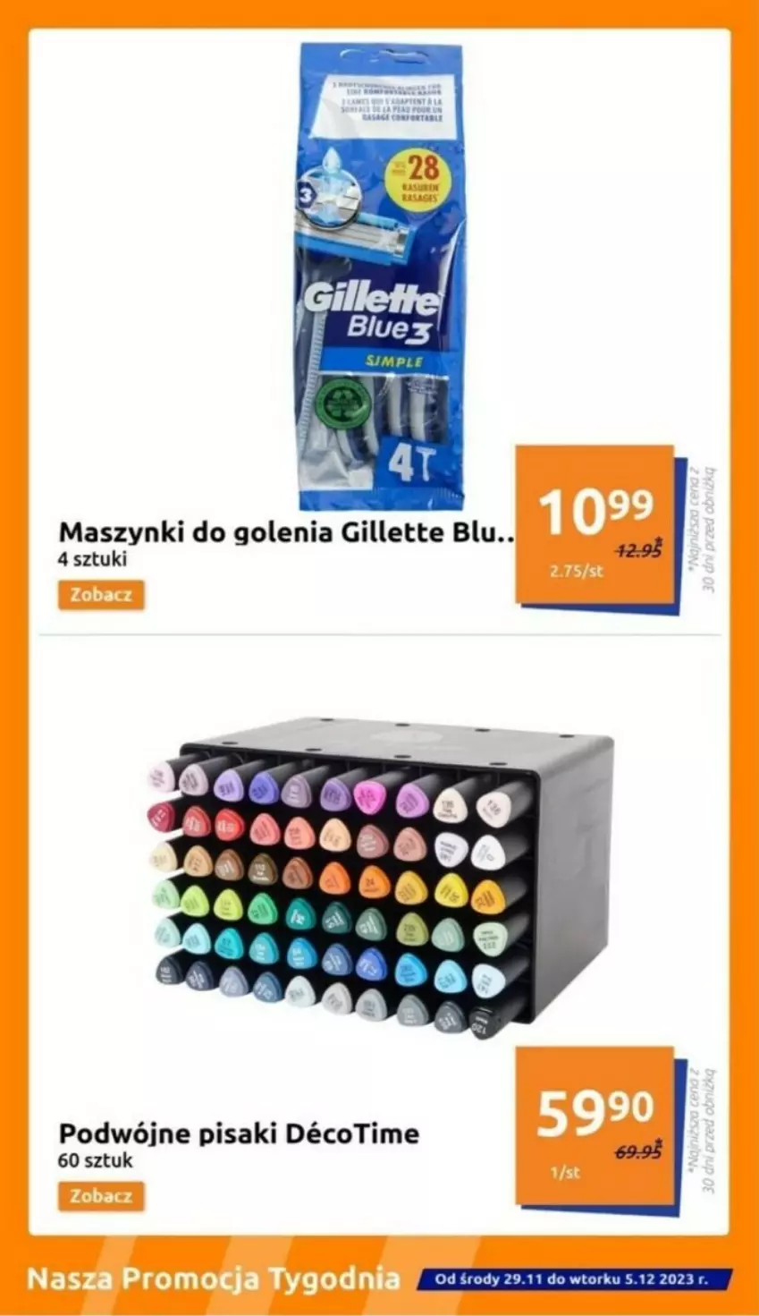 Gazetka promocyjna Action - ważna 29.11 do 05.12.2023 - strona 16 - produkty: Gillette