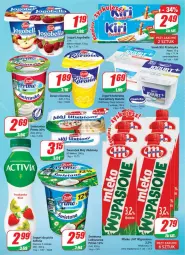 Gazetka promocyjna Dino - Gazetka - Gazetka - ważna od 01.03 do 01.03.2022 - strona 14 - produkty: Jogurt naturalny, Ser, Danone, Zott, Bell, Jogurt, Kiwi, Mlekovita, Activia, Serek, Bella, Deser, Jogobella, Mleko