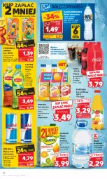 Gazetka promocyjna Kaufland - Gazetka tygodnia - Gazetka - ważna od 10.05 do 10.05.2023 - strona 36 - produkty: Nałęczowianka, Sok, Inka, Red Bull, Ice tea, Coca-Cola, LANA, Fortuna, Sok jabłkowy, Lipton, Napój gazowany, Woda mineralna, Napój niegazowany, Woda, Napój, Nektar, Hortex