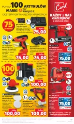 Gazetka promocyjna Kaufland - Gazetka tygodnia - Gazetka - ważna od 10.05 do 10.05.2023 - strona 47 - produkty: Top, Ser, Gra, Wiertarka, Walizka, Klej, Pojemnik, Wyrzynarka, Tarka, Wiertarka udarowa, Pistolet, Kubek, Wkładki, Akumulator