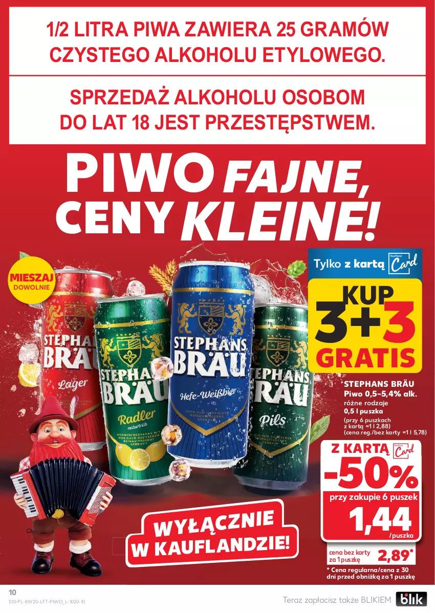 Gazetka promocyjna Kaufland - Gazetka tygodnia - ważna 15.05 do 21.05.2025 - strona 10 - produkty: Fa, Gra, Piwa, Piwo, Tera