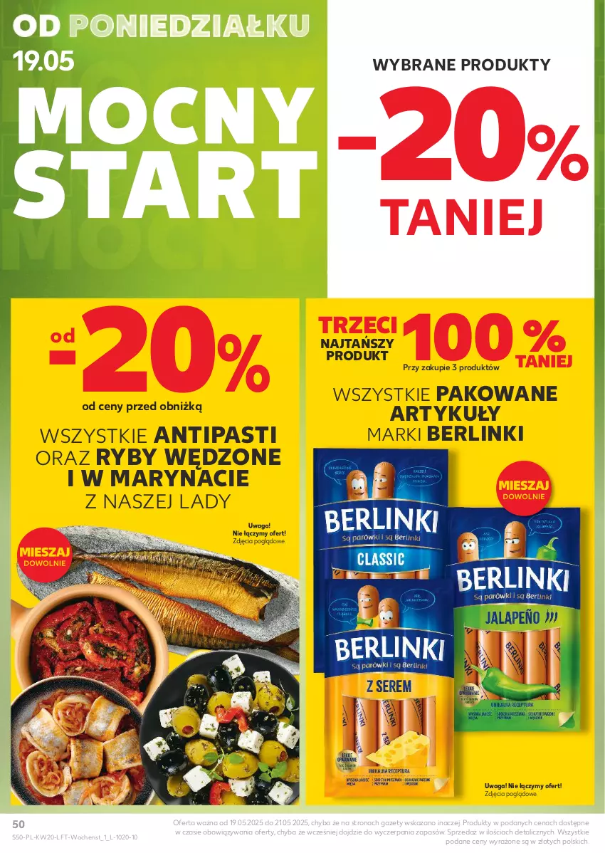 Gazetka promocyjna Kaufland - Gazetka tygodnia - ważna 15.05 do 21.05.2025 - strona 50 - produkty: Berlinki, Waga