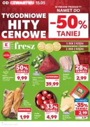 Gazetka promocyjna Kaufland - Gazetka tygodnia - Gazetka - ważna od 21.05 do 21.05.2025 - strona 4 - produkty: Piec, Krakus, Warzywa, Ser, Gra, Szynka, Podlaski, Pieczywo, Udziec wołowy, Owoce, Grunt, Bułka