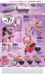 Gazetka promocyjna Netto - Od Poniedziałku Przemysłowa - Gazetka - ważna od 25.05 do 25.05.2024 - strona 3 - produkty: Makijaż, Kujawski, Top, Sok, Gra, Stojak, Majtki, Organizer, Masażer, Podlaski, Stock, Okulary do czytania, Fa