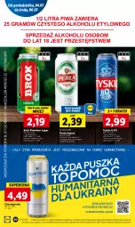 Gazetka promocyjna Lidl - GAZETKA - Gazetka - ważna od 09.07 do 09.07.2022 - strona 50 - produkty: Piwa, Por, Gra, Tyskie, Perła
