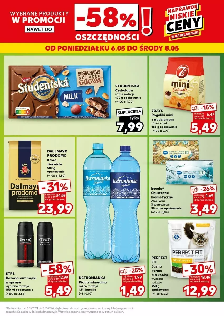 Gazetka promocyjna Kaufland - ważna 06.05 do 08.05.2024 - strona 16 - produkty: Aloe vera, Chusteczki, Chusteczki kosmetyczne, Dallmayr, Rogal