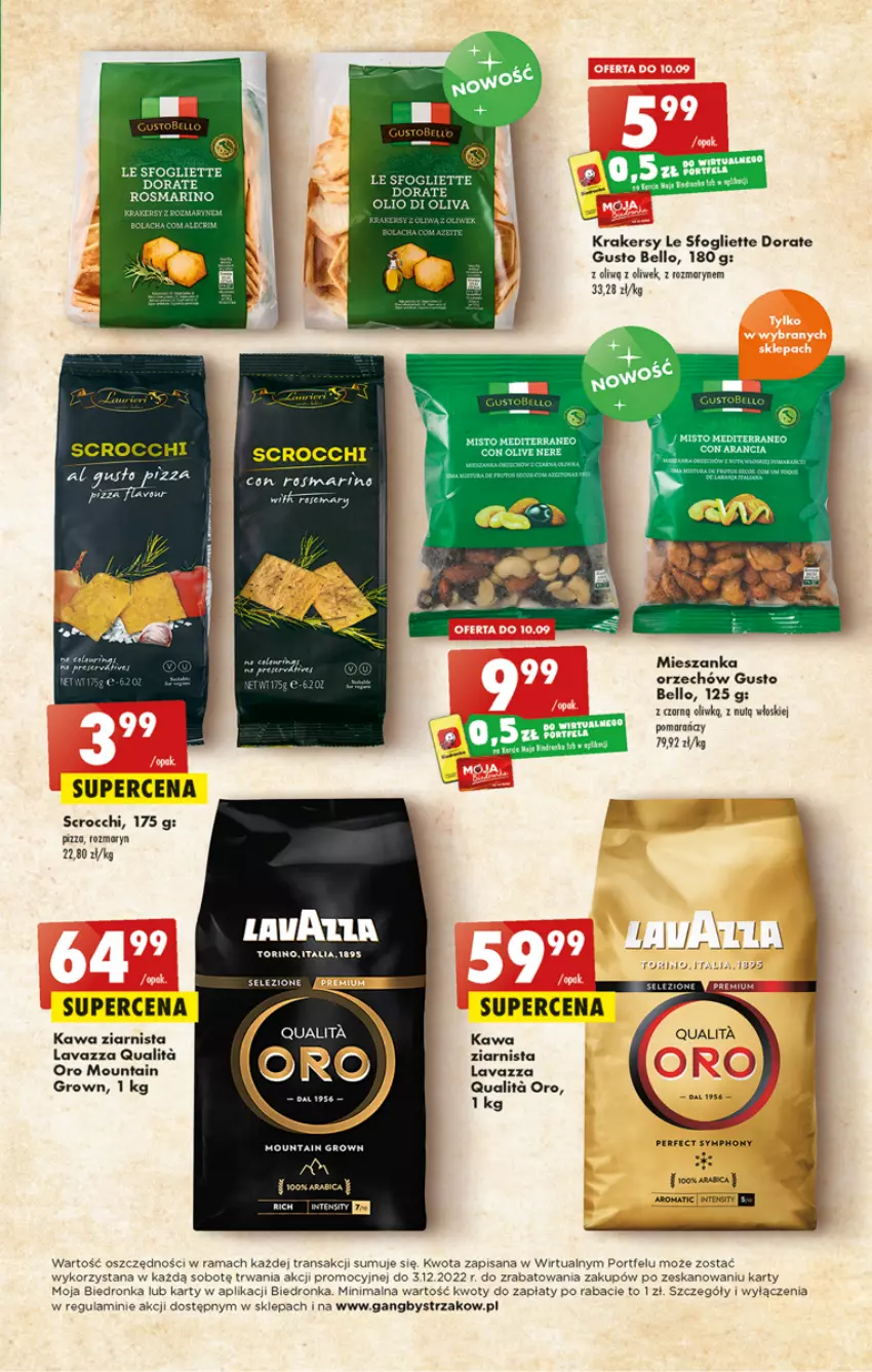 Gazetka promocyjna Biedronka - W tym tygodniu - ważna 08.09 do 07.09.2022 - strona 37 - produkty: Bell, HP, Isana, Kawa, Kawa ziarnista, Krakersy, Lavazza, Pizza, Por, Rama, Tran