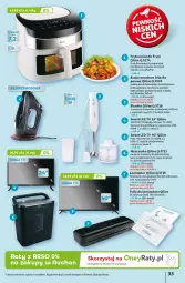 Gazetka promocyjna Auchan - Pewność Niskich Cen Hipermarket - Gazetka - ważna od 02.10 do 02.10.2024 - strona 41 - produkty: LED TV, Top, Gry, Gra, Blender, Rozdrabniacz, Kosz, Pojemnik, Niszczarka, HD ready, Smartfon
