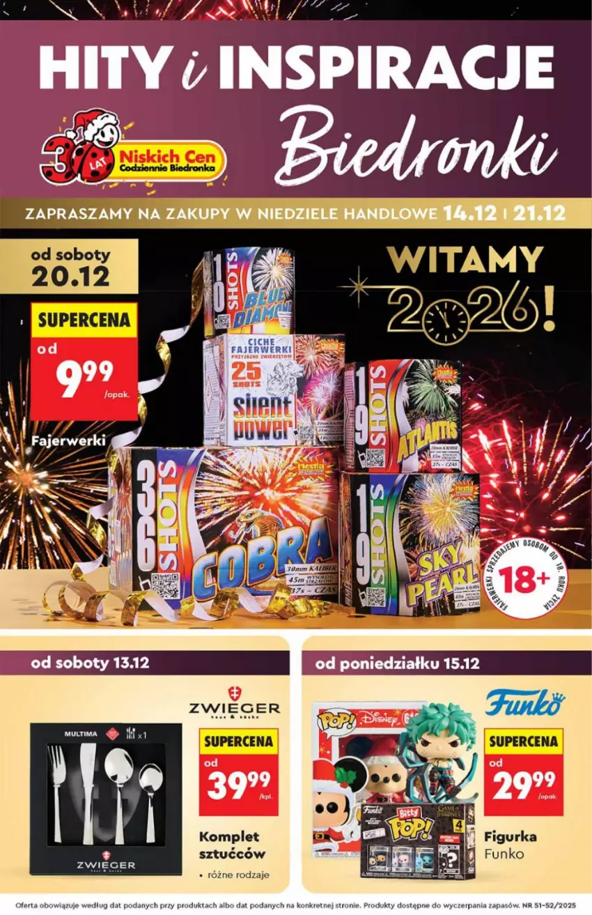Gazetka promocyjna Biedronka - Hity na Święta - ważna 15.12 do 31.12.2025 - strona 1 - produkty: Kret