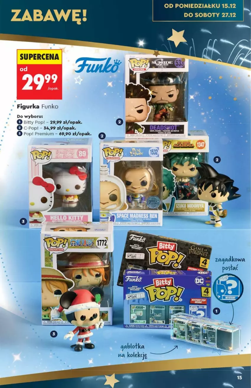 Gazetka promocyjna Biedronka - Hity na Święta - ważna 15.12 do 31.12.2025 - strona 15 - produkty: Gablotka