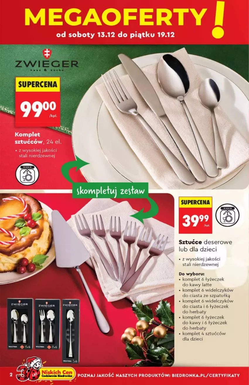 Gazetka promocyjna Biedronka - Hity na Święta - ważna 15.12 do 31.12.2025 - strona 2 - produkty: Deser, Dzieci, Ser, Sok