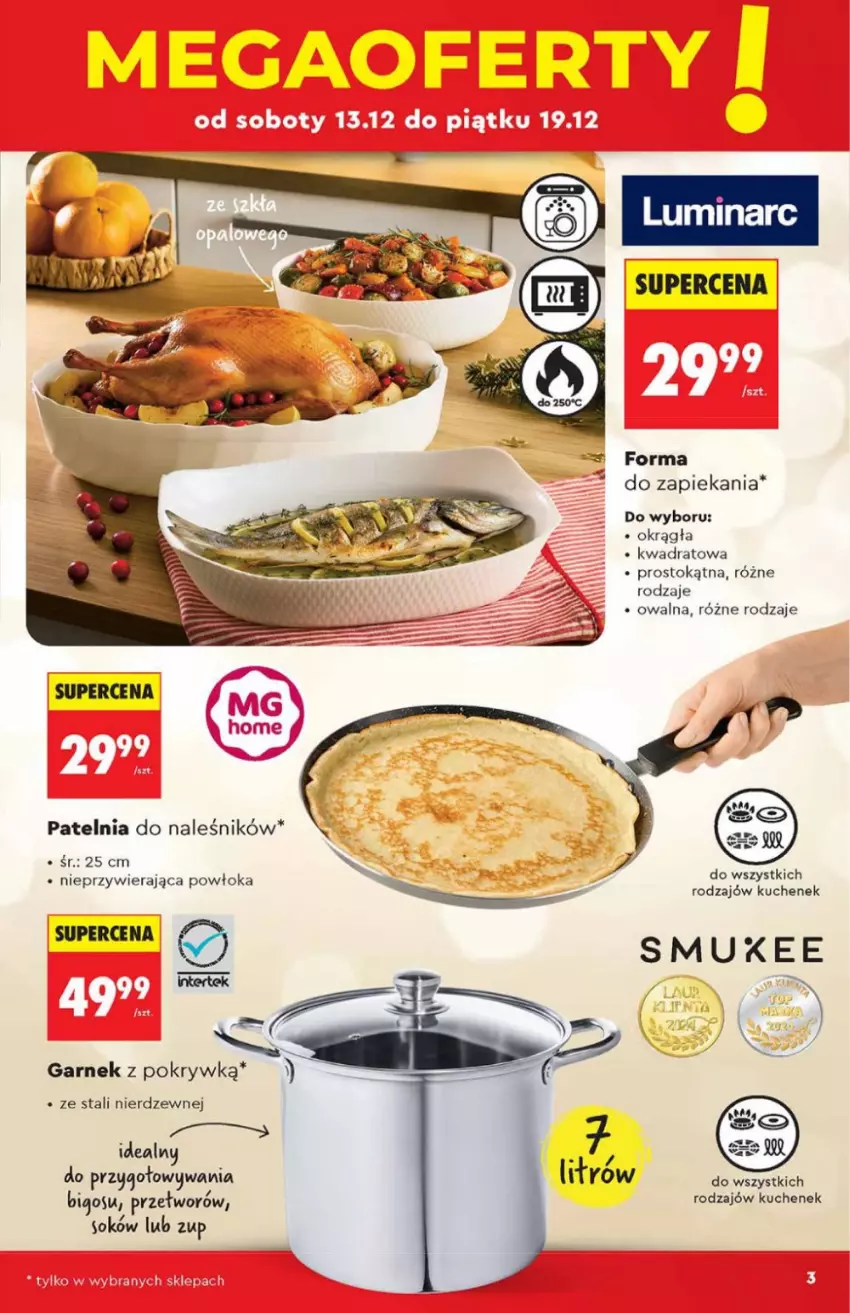 Gazetka promocyjna Biedronka - Hity na Święta - ważna 15.12 do 31.12.2025 - strona 3 - produkty: Bigos, Garnek, Patelnia