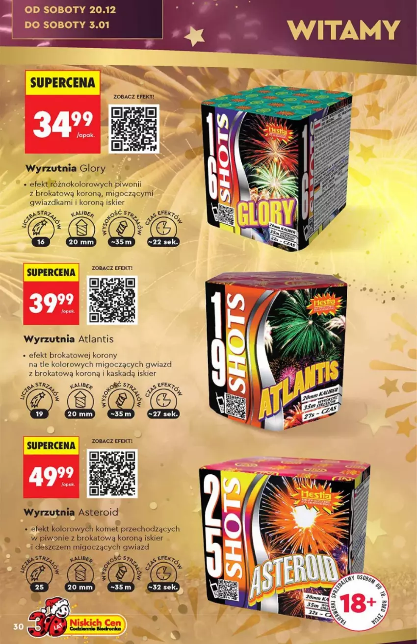 Gazetka promocyjna Biedronka - Hity na Święta - ważna 15.12 do 31.12.2025 - strona 30 - produkty: Kask, Piwo, Wyrzutnia