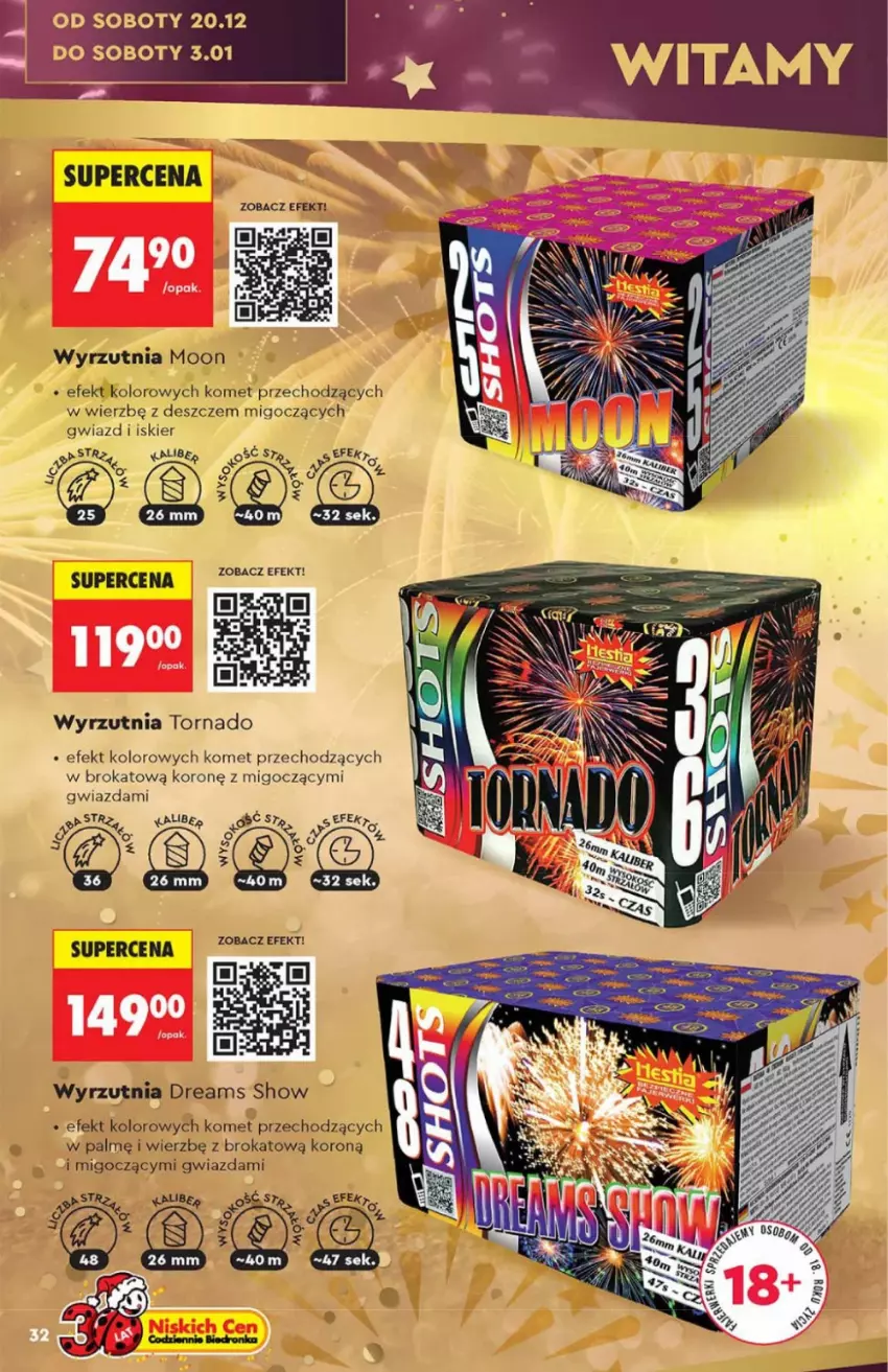 Gazetka promocyjna Biedronka - Hity na Święta - ważna 15.12 do 31.12.2025 - strona 32 - produkty: Gwiazda, Wyrzutnia