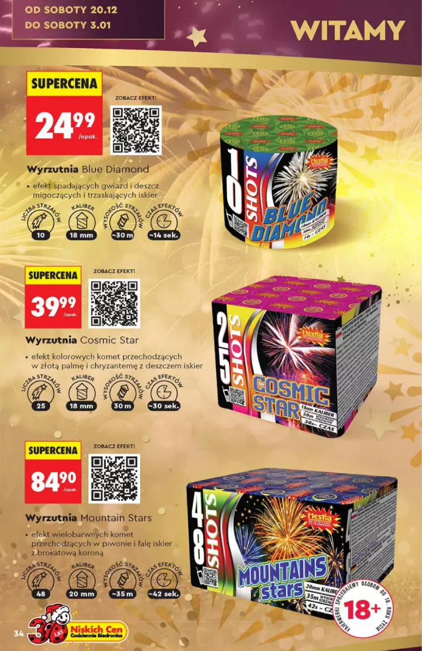 Gazetka promocyjna Biedronka - Hity na Święta - ważna 15.12 do 31.12.2025 - strona 34 - produkty: Fa, Piwo, Wyrzutnia