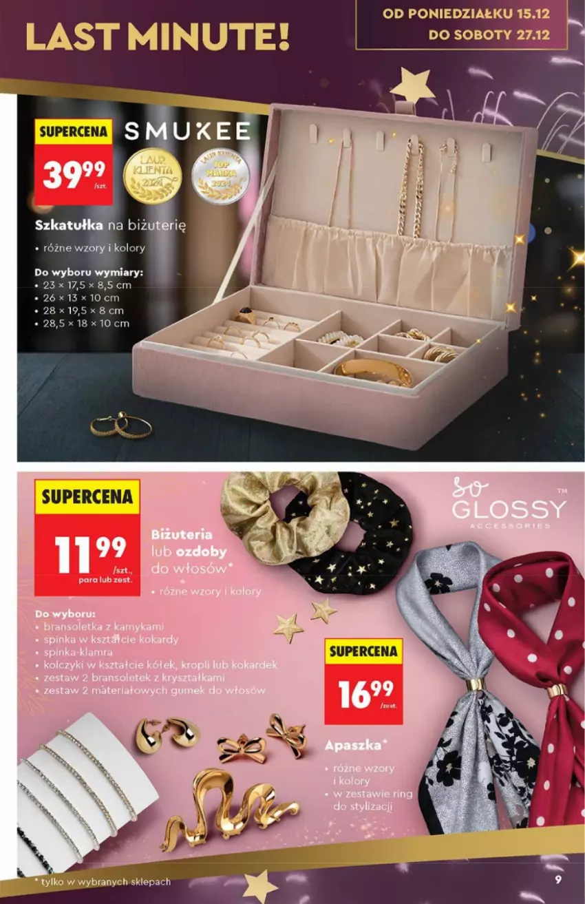 Gazetka promocyjna Biedronka - Hity na Święta - ważna 15.12 do 31.12.2025 - strona 9 - produkty: Szkatułka