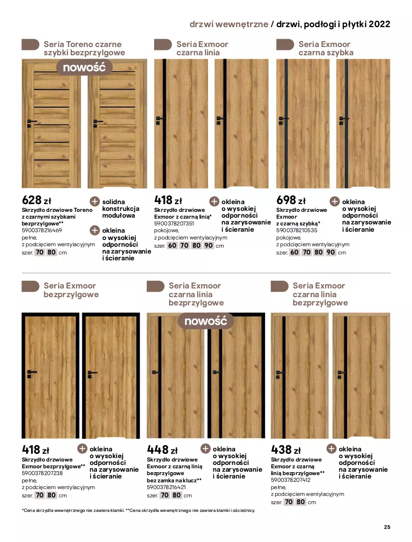 Gazetka promocyjna Castorama - ważna 02.05 do 31.12.2022 - strona 25 - produkty: Astor, Drzwi, Gra, Gres, LG, Por, Rama, Ser, Skrzydło drzwiowe, Sok