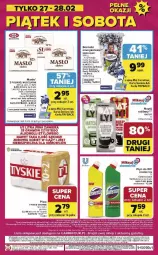 Gazetka promocyjna Carrefour - Gazetka Weekend okazji już od czwartku! - Gazetka - ważna od 28.02 do 28.02.2026 - strona 8 - produkty: Piwa, Piwo, Piec, Domestos, Por, Gra, Tyskie, Płyn do wc, Masło, Mleko, HP, Fa