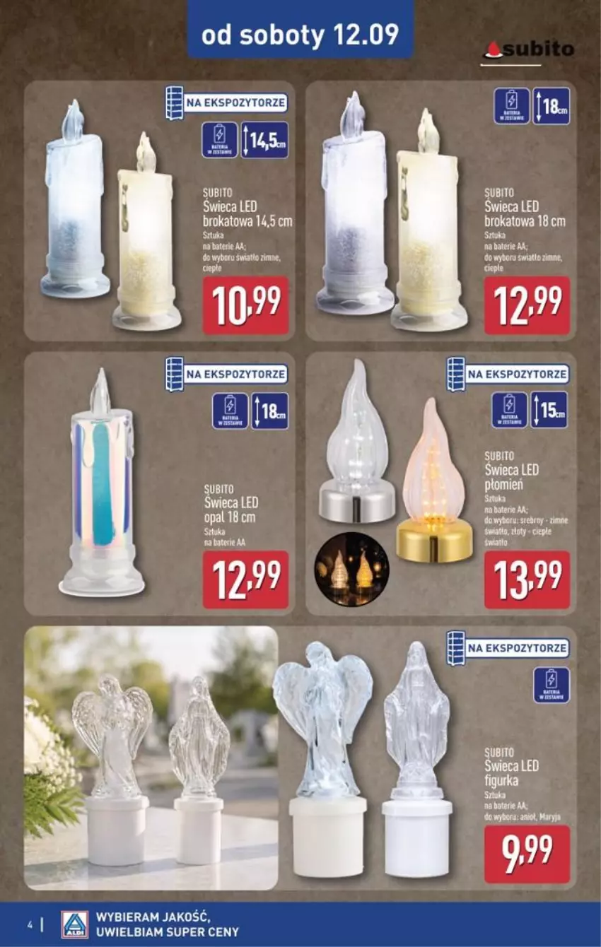 Gazetka promocyjna Aldi - Znicze i stroiki - ważna 12.09 do 12.09.2026 - strona 4 - produkty: Fa