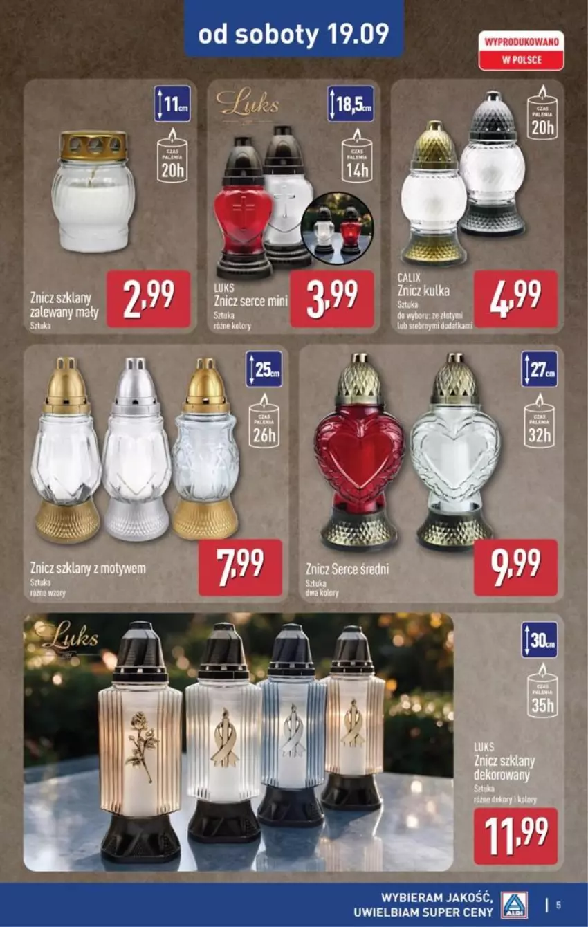 Gazetka promocyjna Aldi - Znicze i stroiki - ważna 12.09 do 12.09.2026 - strona 5