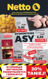 Gazetka promocyjna Netto - Artykuły spożywcze - Gazetka - ważna od 10.09 do 10.09.2022 - strona 1 - produkty: Piwa, Piwo, Kurczak, Gra, Kawa mielona, Kawa, Tyskie, Siatka