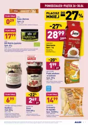 Gazetka promocyjna Aldi - Gazetka - ważna od 30.04 do 30.04.2021 - strona 7 - produkty: Gra, Inka, Kawa zbożowa, Kawa ziarnista, Kawa, Croissant, Tera, Dżem, Loyd, Konfitura, Prosecco, Herbata, Segafredo