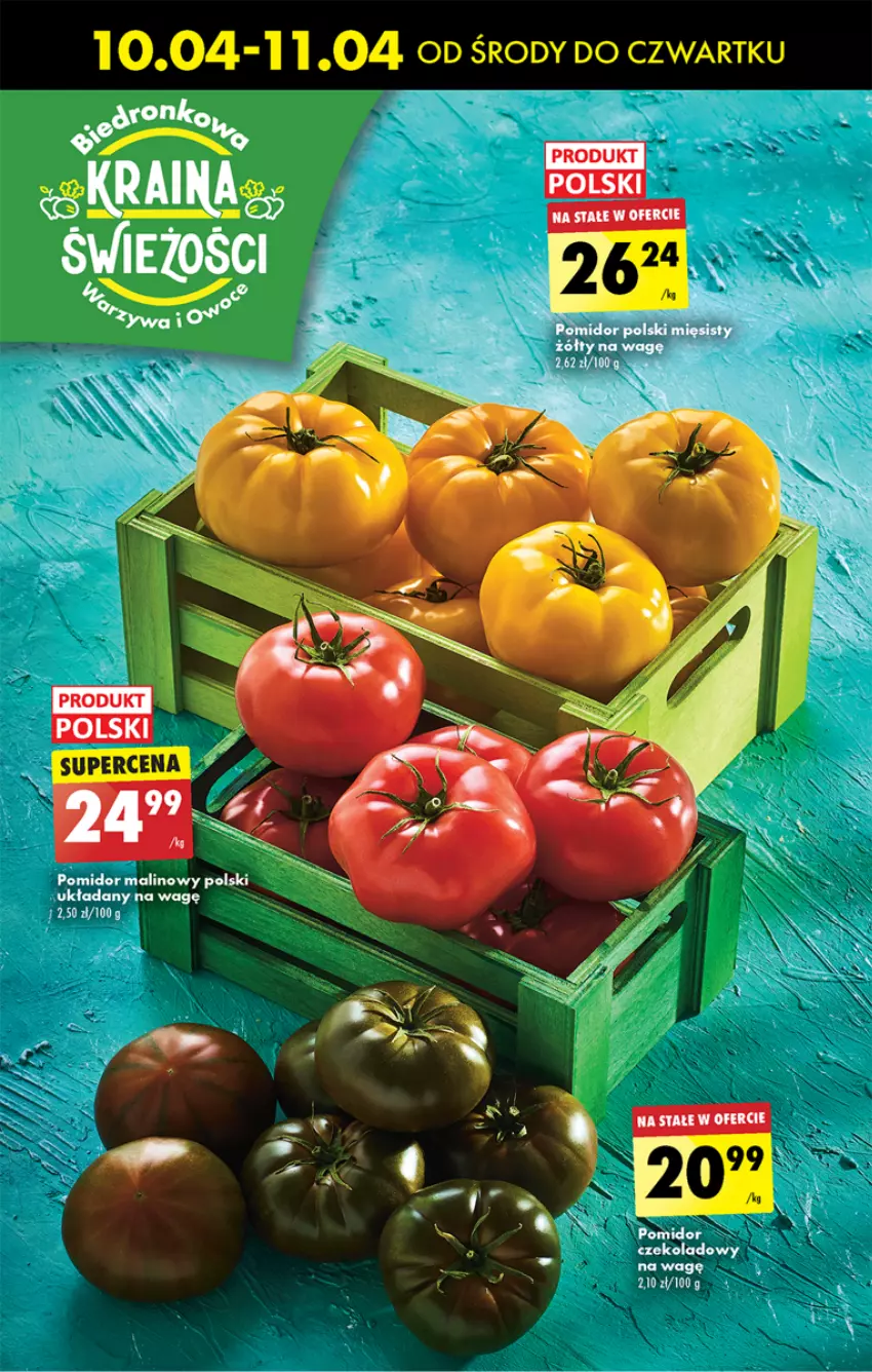 Gazetka promocyjna Biedronka - Od czwartku - ważna 11.04 do 17.04.2024 - strona 28 - produkty: Fa, Pomidor malinowy