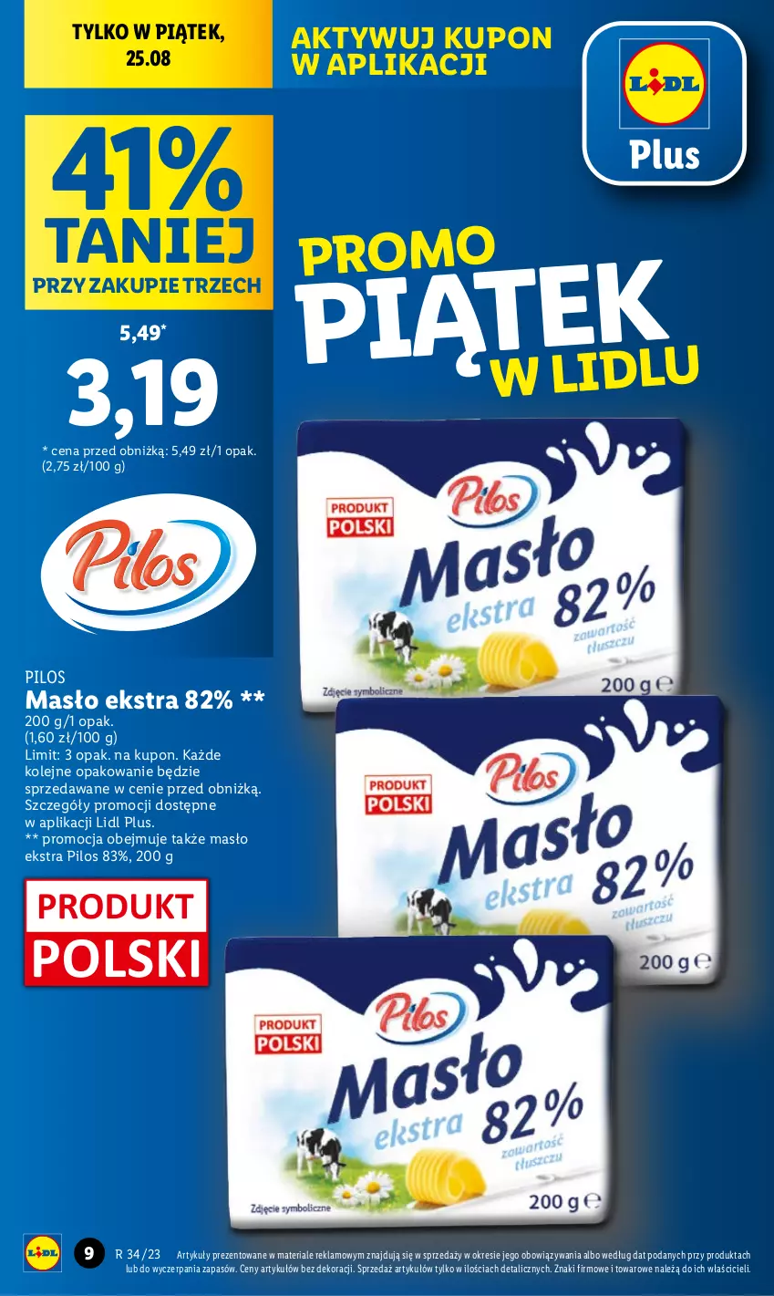 Gazetka promocyjna Lidl - GAZETKA - ważna 24.08 do 27.08.2023 - strona 20 - produkty: Masło, Olej, Pilos