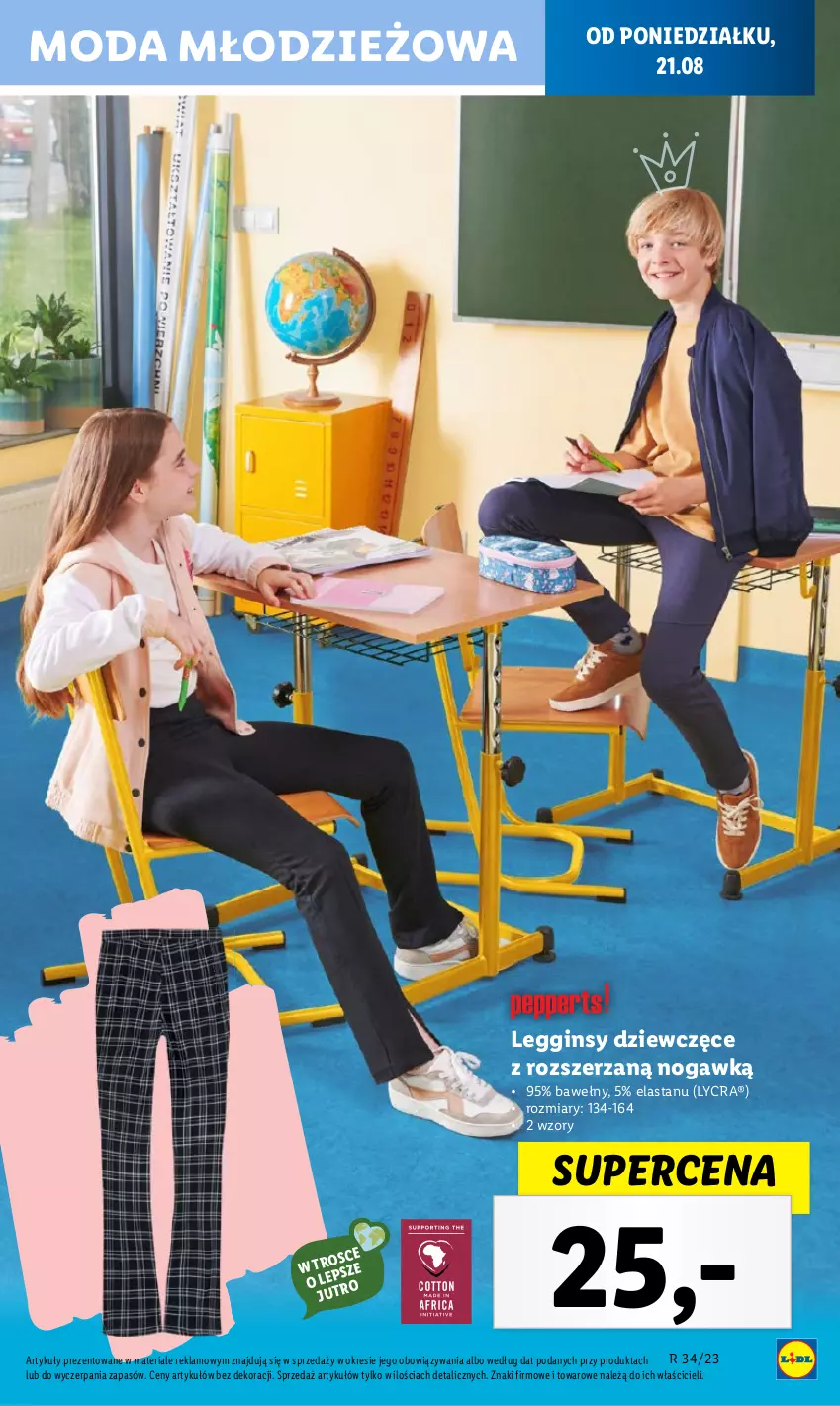 Gazetka promocyjna Lidl - GAZETKA - ważna 24.08 do 27.08.2023 - strona 73 - produkty: Gin, Legginsy, Moda