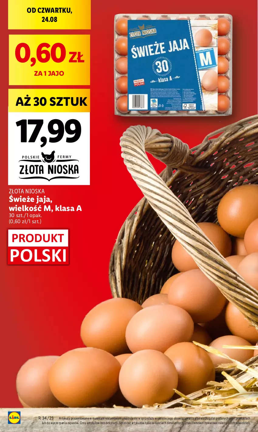 Gazetka promocyjna Lidl - GAZETKA - ważna 24.08 do 27.08.2023 - strona 8 - produkty: Jaja