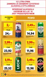 Gazetka promocyjna Lidl - GAZETKA - Gazetka - ważna od 27.08 do 27.08.2023 - strona 58 - produkty: Piwo, Koc, Perła, Okocim, Harnaś, Lech Premium