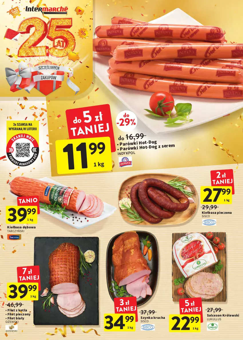 Gazetka promocyjna Intermarche - Gazetka Intermarche - ważna 29.09 do 05.10.2022 - strona 18 - produkty: Kiełbasa, Królewski, Parówki, Piec, Salceson, Ser, Szynka, Tarczyński