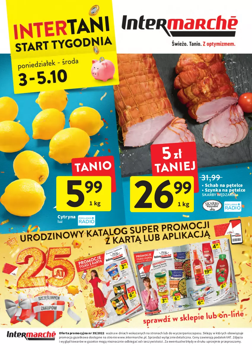 Gazetka promocyjna Intermarche - Gazetka Intermarche - ważna 29.09 do 05.10.2022 - strona 40 - produkty: Szynka