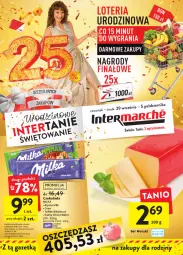 Gazetka promocyjna Intermarche - Gazetka Intermarche - Gazetka - ważna od 05.10 do 05.10.2022 - strona 1 - produkty: Ser, Czekolada, Oreo, Milka